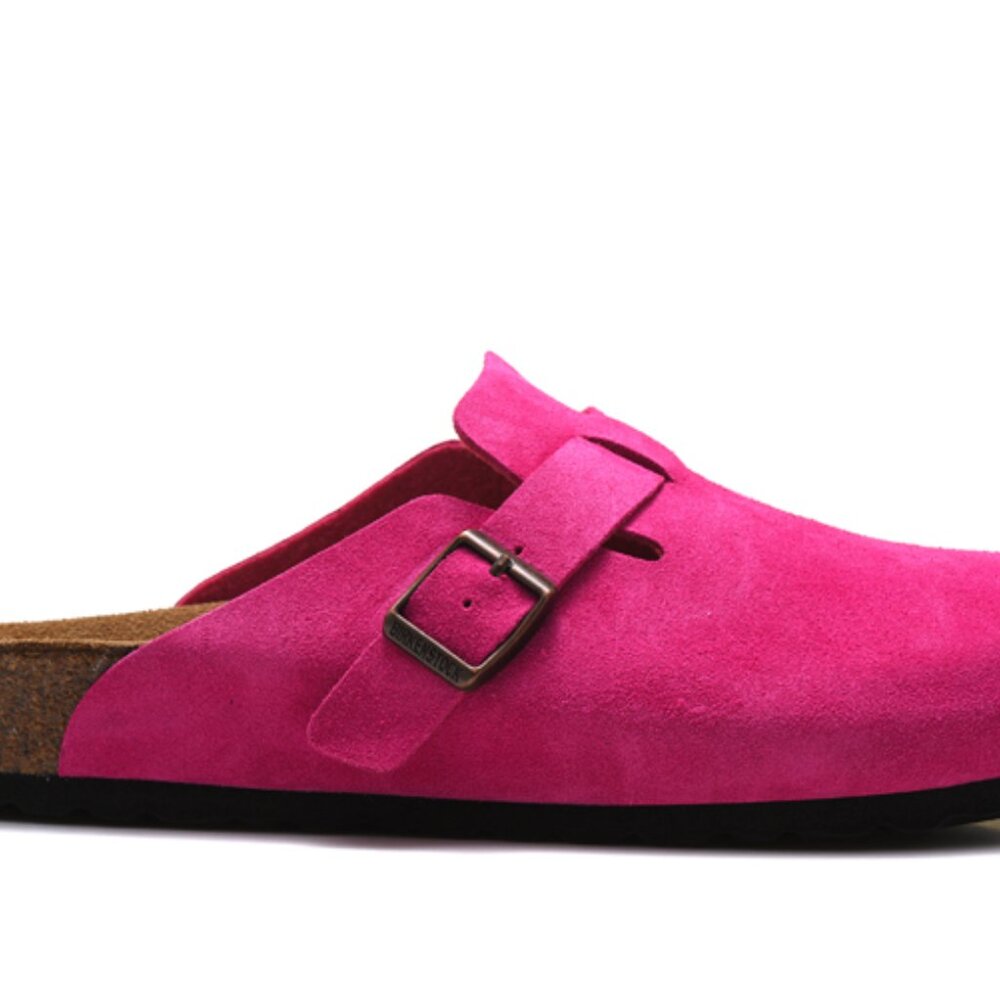 Birkenstock Boston Suede Leather Soft Footbed Clog - Picture 5 of 5